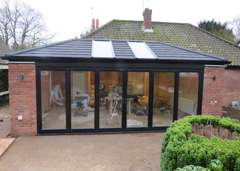 Changing a conservatory roof to a solid roof